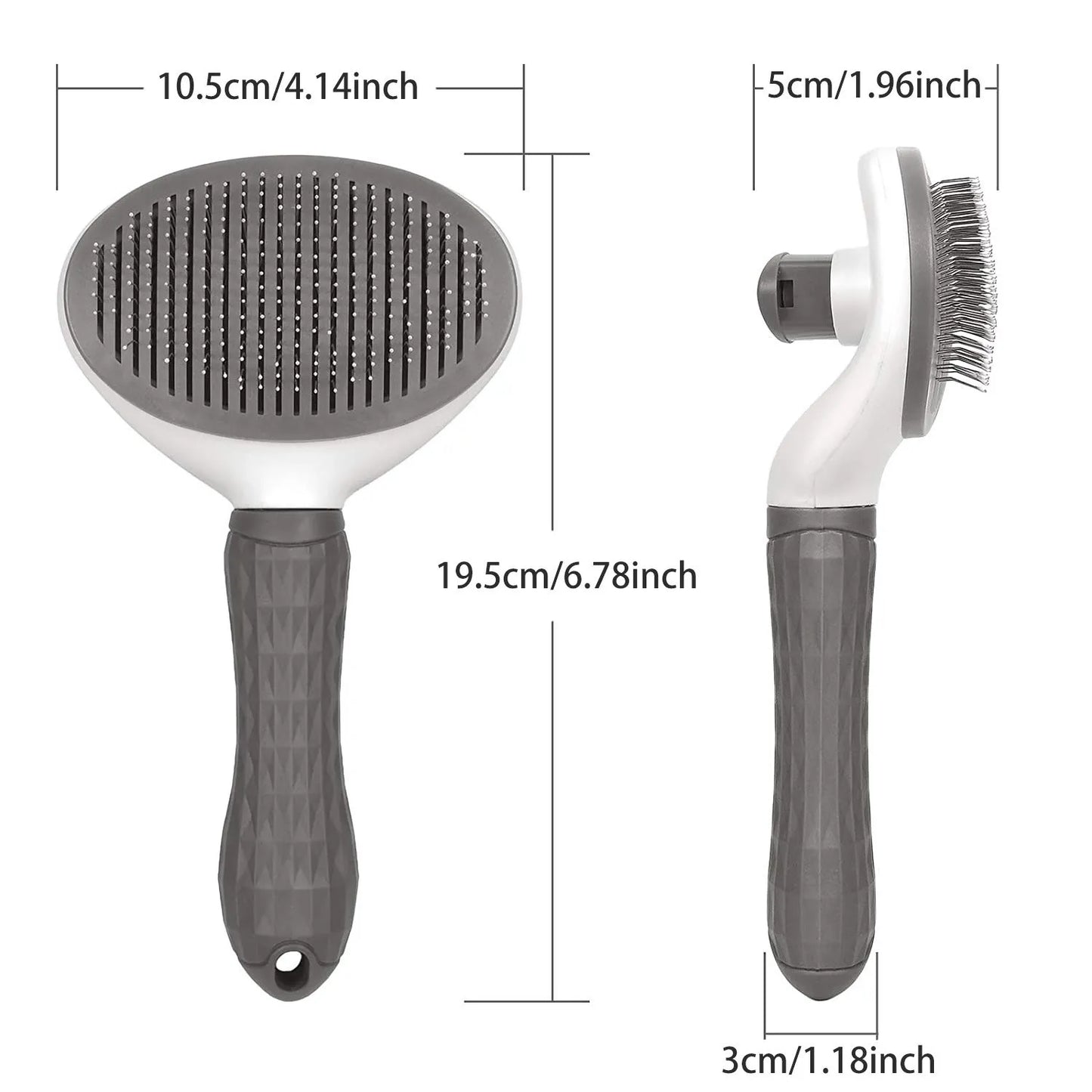 Self-Cleaning Pet Hair Remover Brush Grooming Essential for Dogs