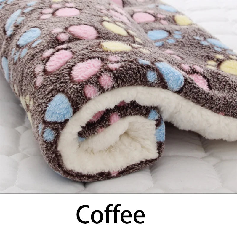 Cozy Fleece Pet Sleeping Mat Soft & Washable Blanket for Dogs