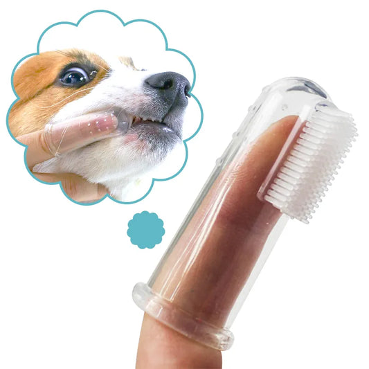 Super Soft Pet Finger Toothbrush Dental Care Tool for Dogs